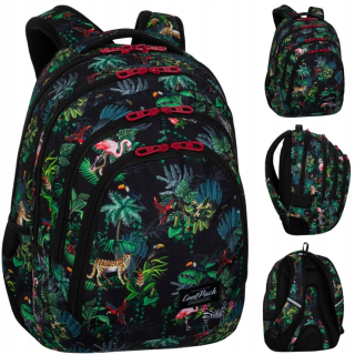 CoolPack viackomorový školský batoh Shades of pink, Shades of green, Multicolor 28 l
